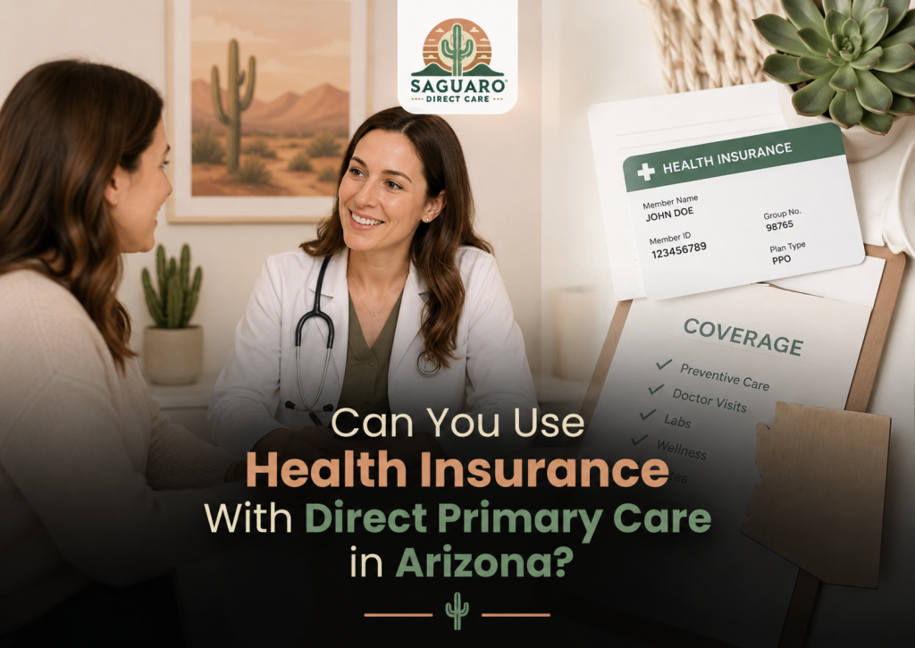 Doctor Discussing Health Insurance with Patient in Lake Havasu City Clinic